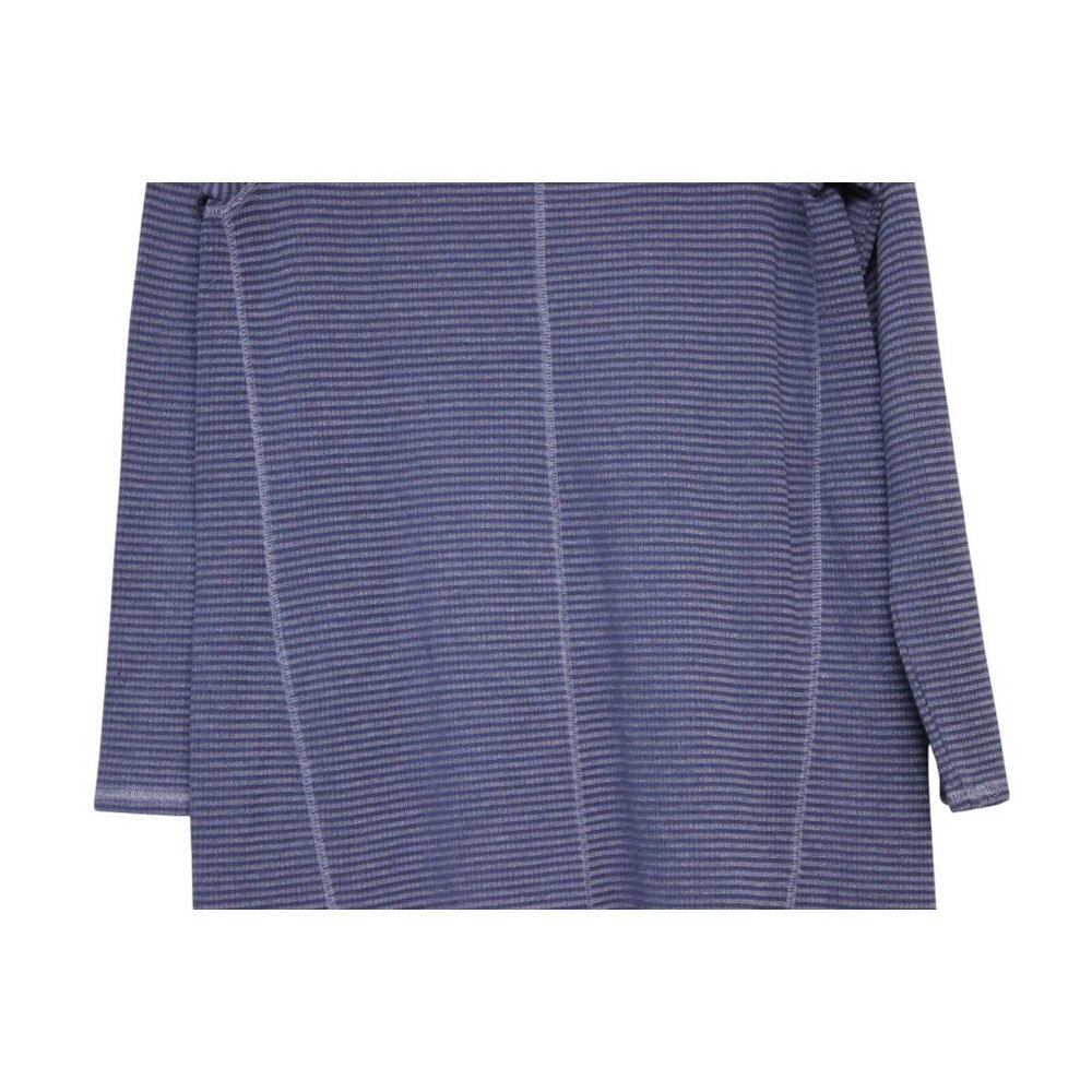 J Jill Sweater Dress Size Small Long Sleeve Blue Striped Cotton Casual Boho - Picture 11 of 13